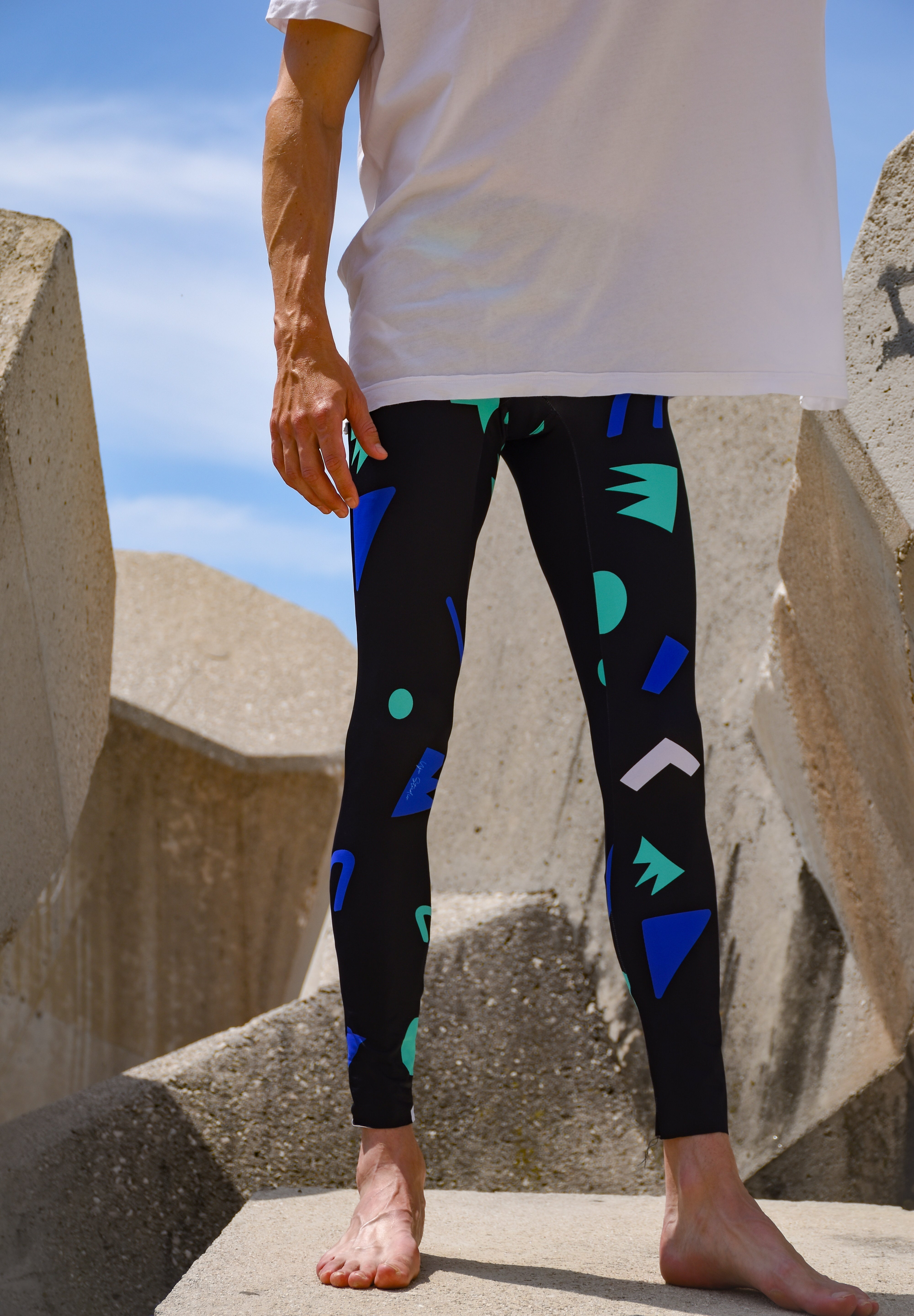 legging de sport coloré pour homme