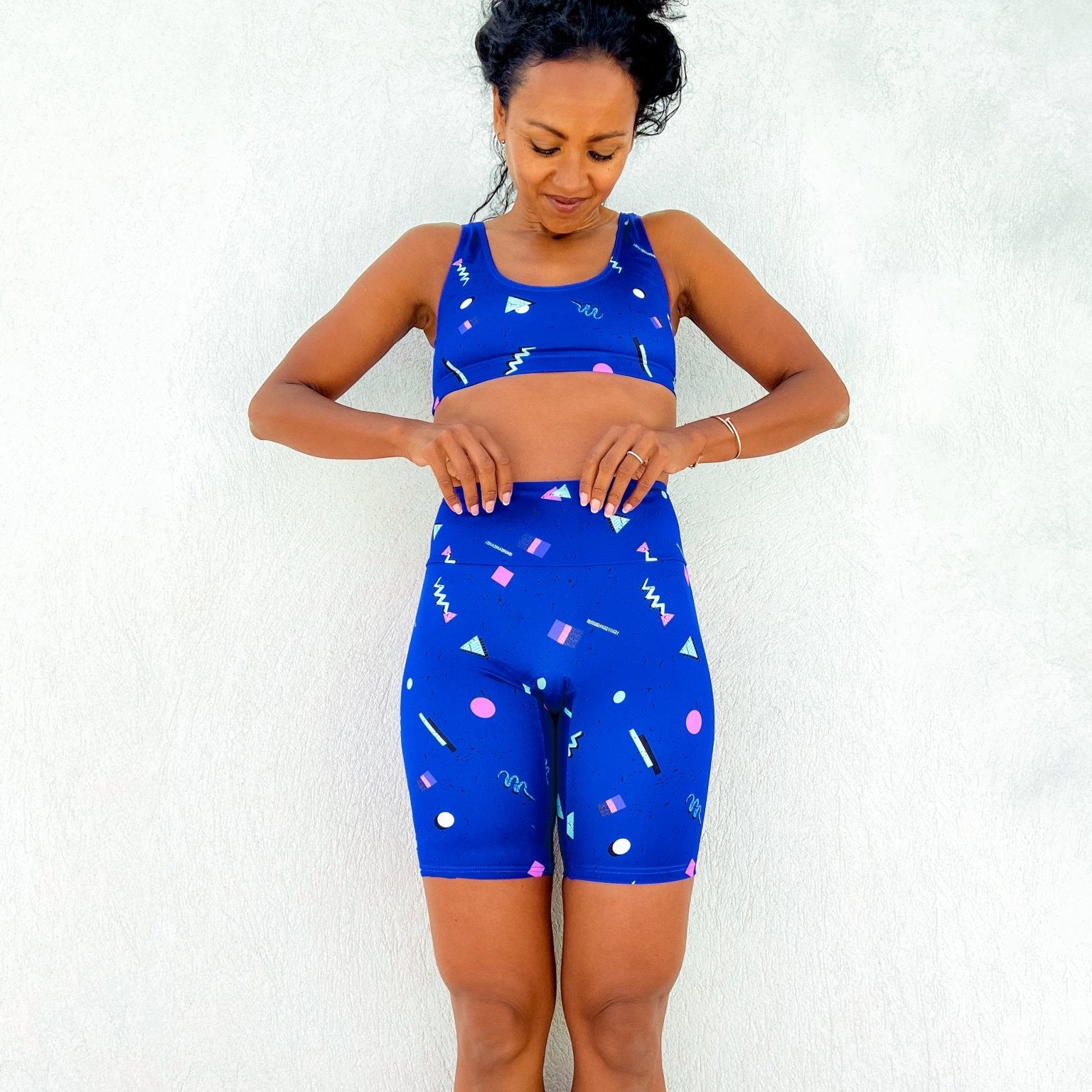 Short de sport cycliste violet 80's - UJŌ