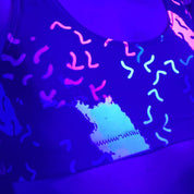 Brassière de sport Noir néon dans la nuit- UJO