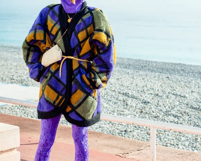 Layering en legging velours pour l'automne
