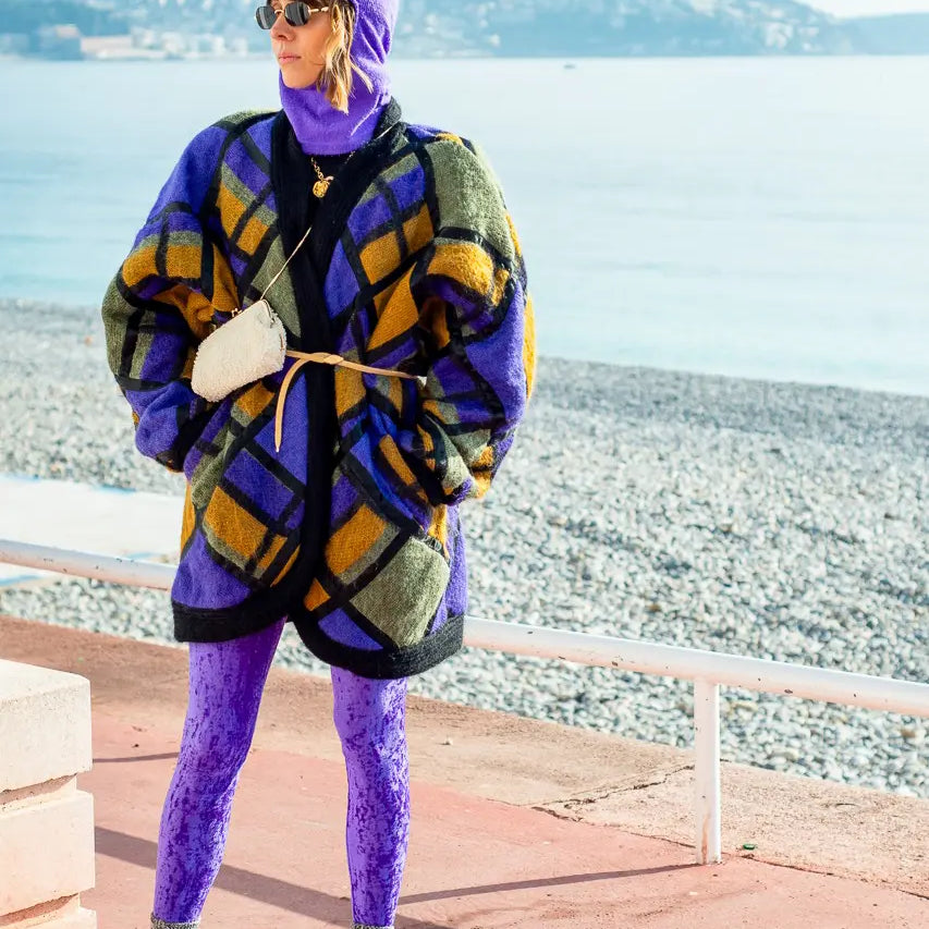 Layering en legging velours pour l'automne