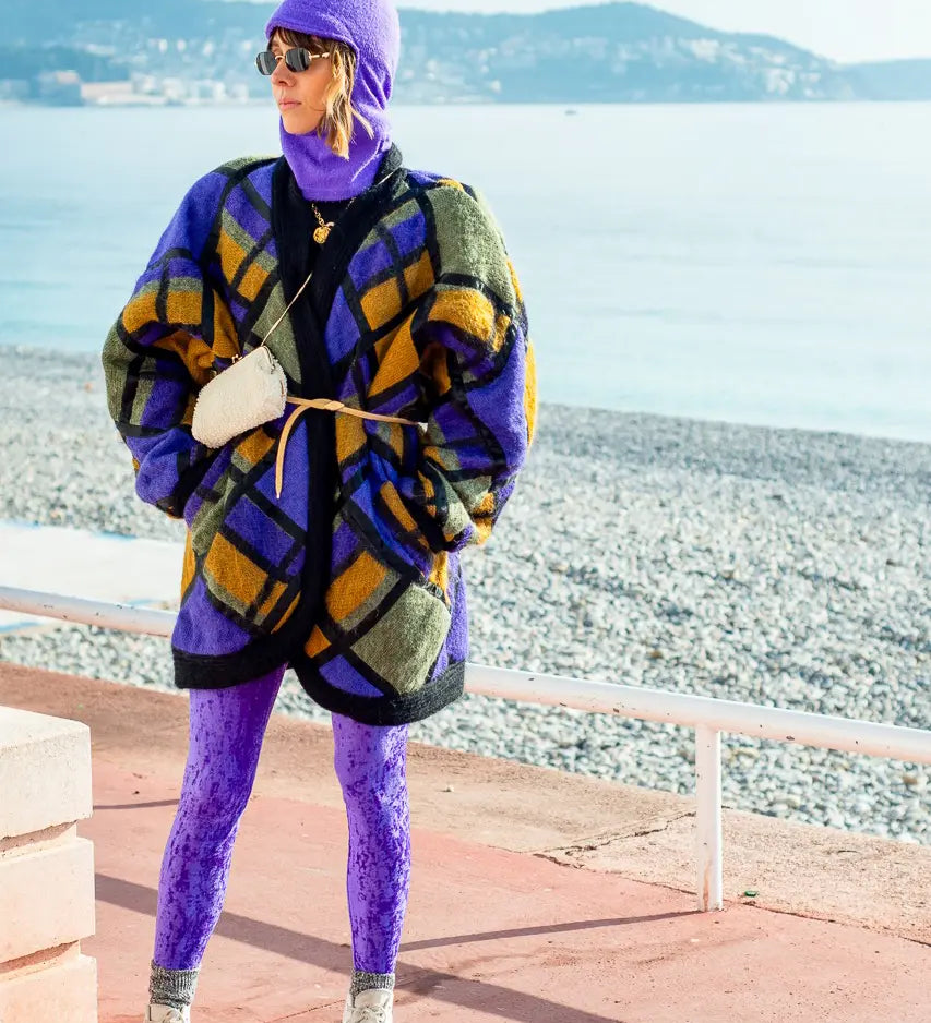 Layering en legging velours pour l'automne