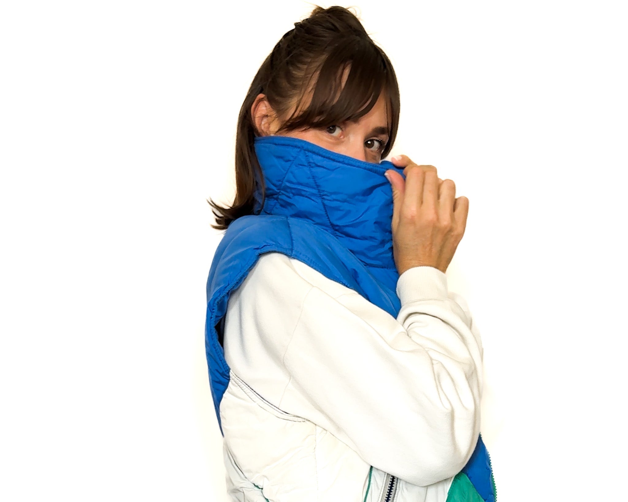 Idée tenue de sport colorée pour l'hiver