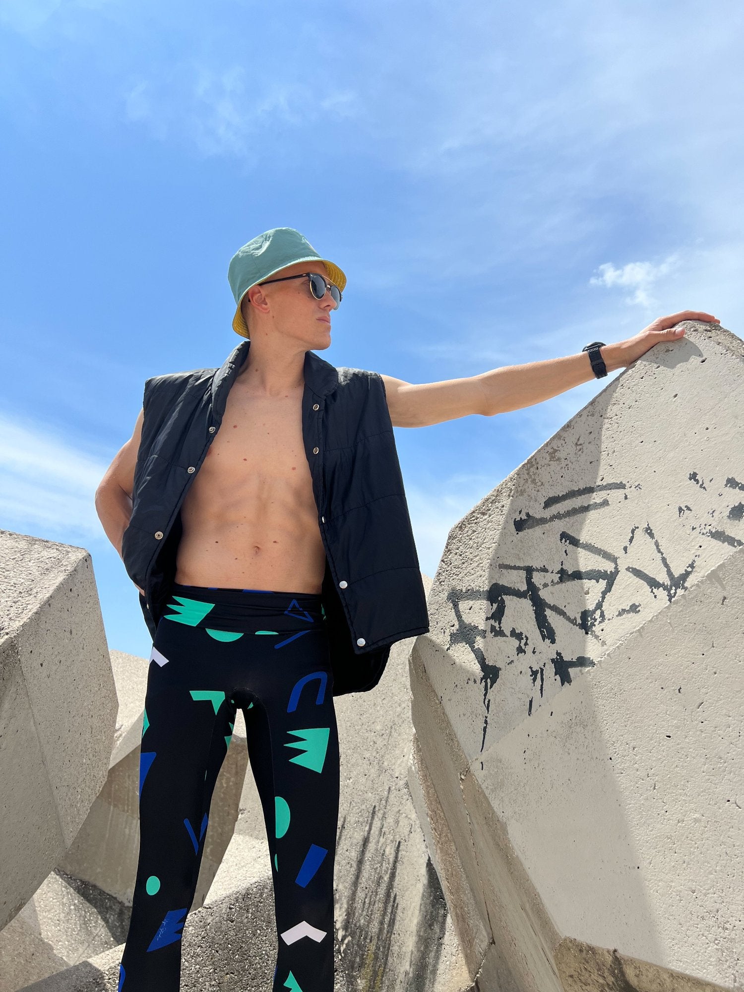 Legging tenue de festival pour homme