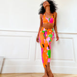 Brassière sport Orange