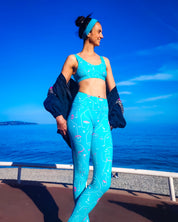 legging UJO motif rétro profil fluide ultra‑stretch lycra recyclé fabriqué en France