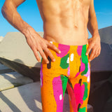 Men's Leggings - Orange 