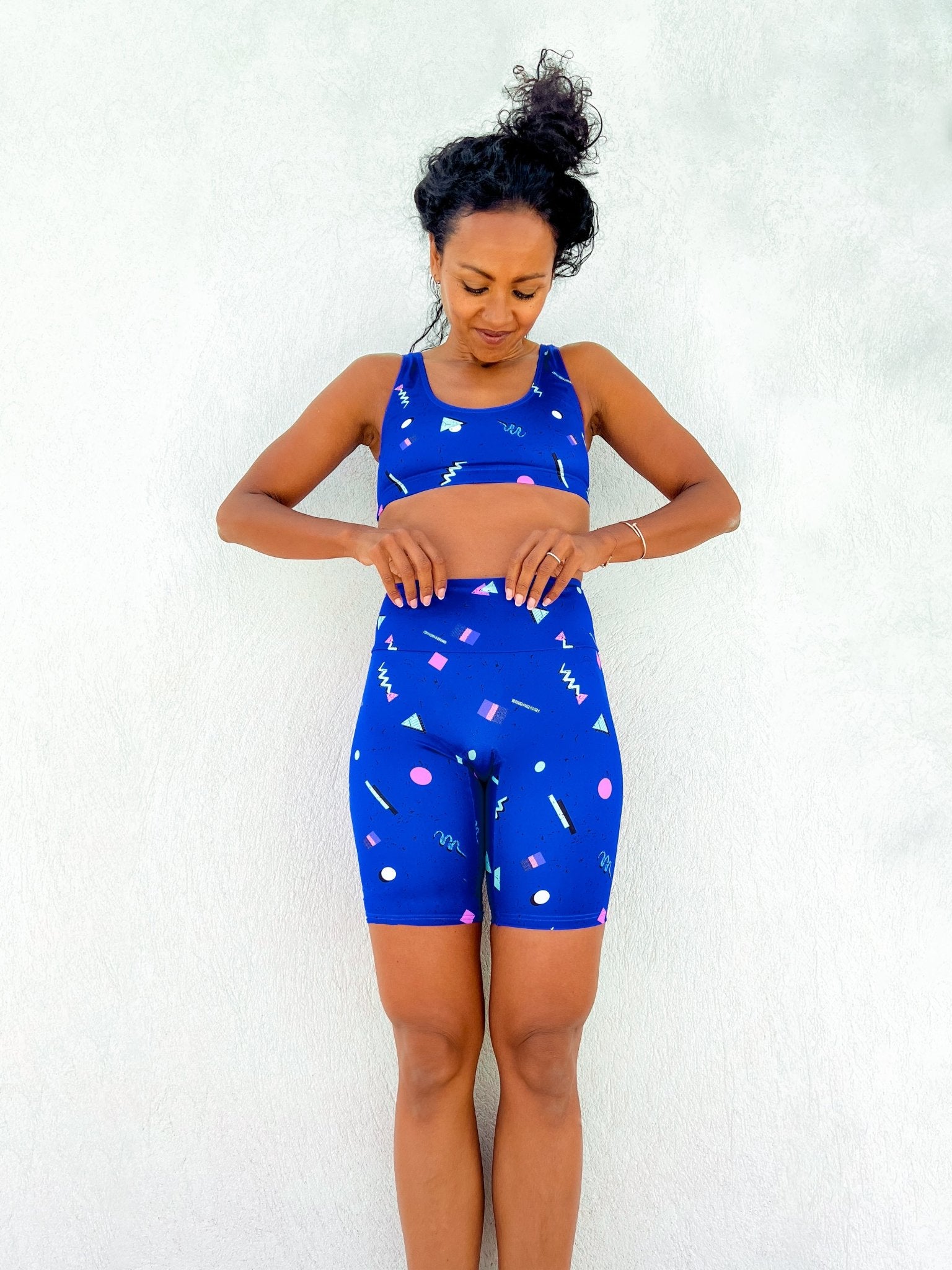 Short de sport cycliste violet 80's - UJŌ