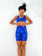 Short de sport cycliste violet 80's - UJŌ