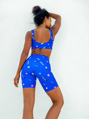 Short de sport cycliste violet 80's - UJŌ