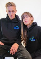 Embroidered hooded sweatshirt